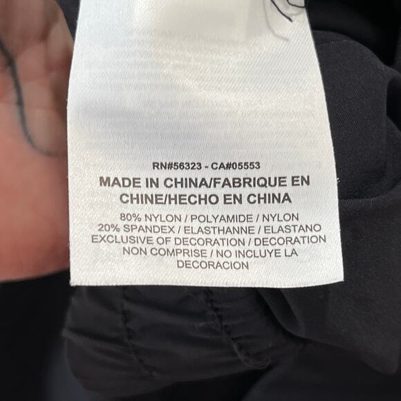 Nike Pants Womens Extra Small‎ Black Cropped Running Jogging Gym Studio Yoga - Picture 6 of 11